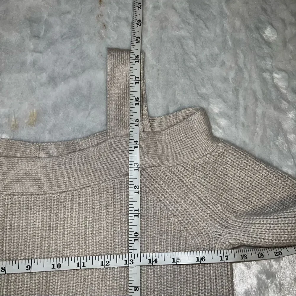 All Saints Dasha Crop Jumper Cold shoulder sweater size Small